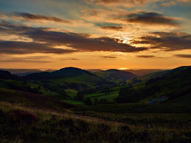 istock Sunset over Cwmerfyn and the Irish Sea. 1344408967