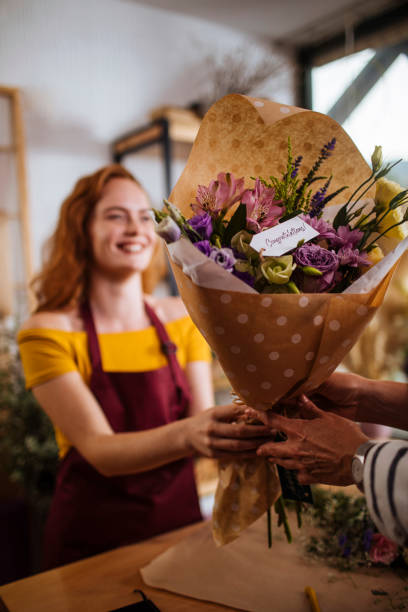 istock Always happy to arrange a bouquet 1344412870