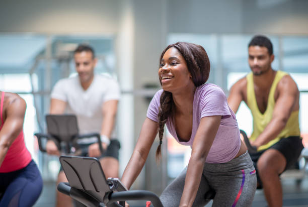 istock Adult Cycle-Fit Class 1344412965