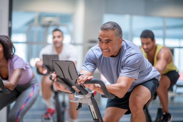 istock Adult Cycle-Fit Class 1344412967
