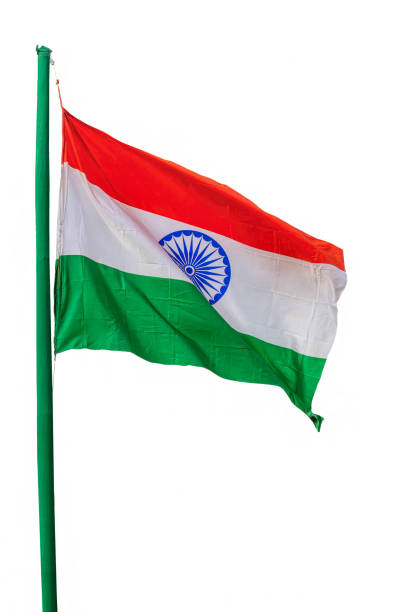 istock Indian national flag in close up view 1344414095