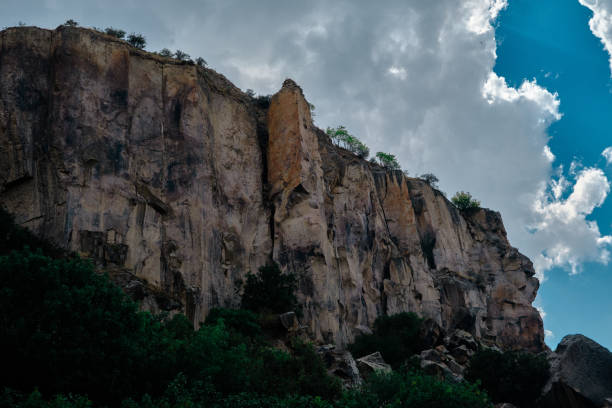 istock Huge stones and behind trees in ihlara valley 1344418373