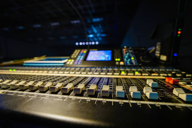 istock Digital mixer at concert venue 1344419717
