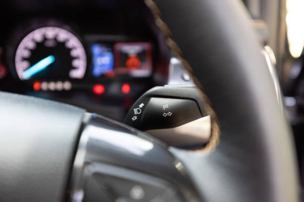 istock Beauty inside the car and modern technology inside the car. 1344423490