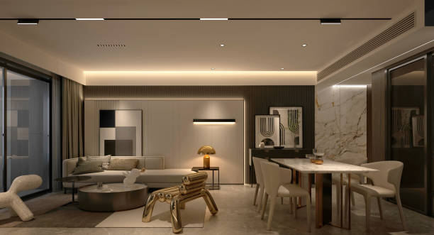 istock 3d render of modern living room 1344428973