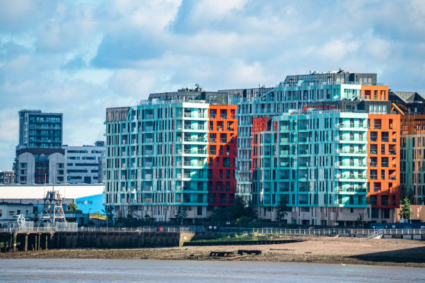 istock Flats in downtown, London 1344432314