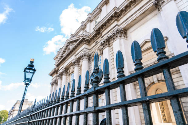 istock Greenwich Old Royal Naval College gates 1344433556