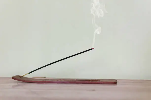 Scented stick from which smoke comes out.