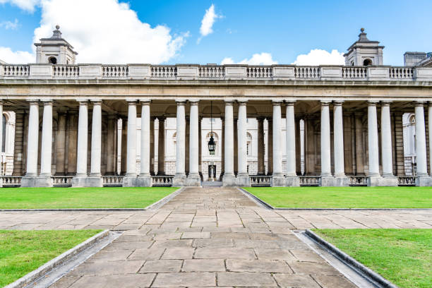 istock Corridor view at The Royal Naval College in Greenwich 1344437461