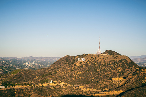 20 october 2018 - Los Angeles, California. USA: Hollywood sign from Griffith Park, Los Angeles, California. USA