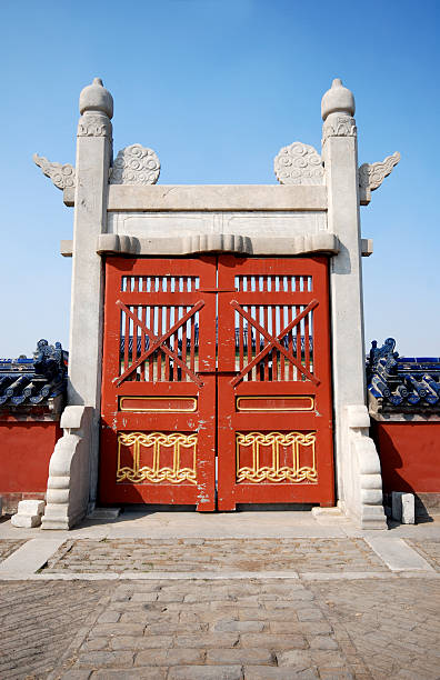 istock Old gate in The Temple of Heaven, Beijing. 134444187