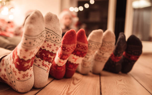 istock socks at christmas at home 1344442964