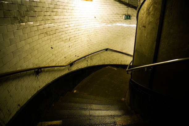 istock Steps leading to the Greenwich Foot Tunnel 1344449907