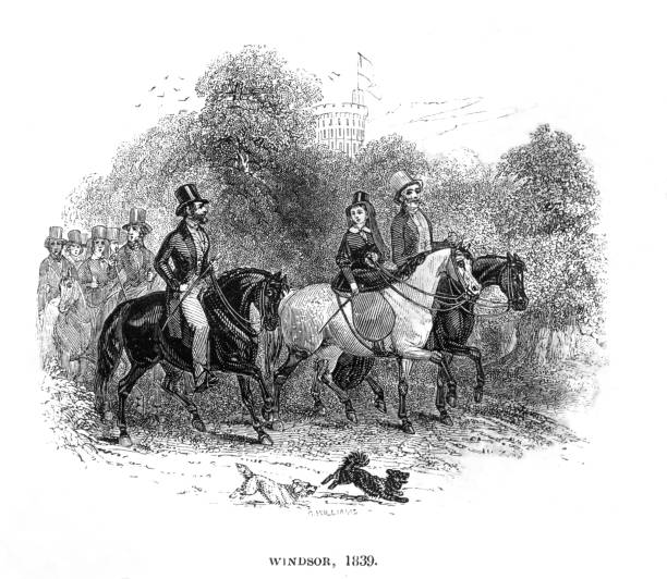 istock Windsor Castle Horse Ride Queen Victoria 1839 1344450442