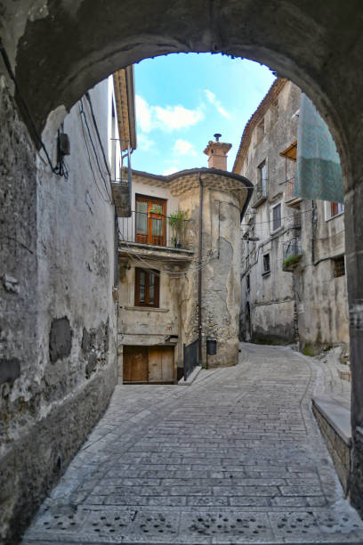 istock The town of Cusano Mutri, Italy. 1344451371