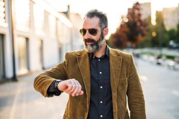 Watch on man's hand