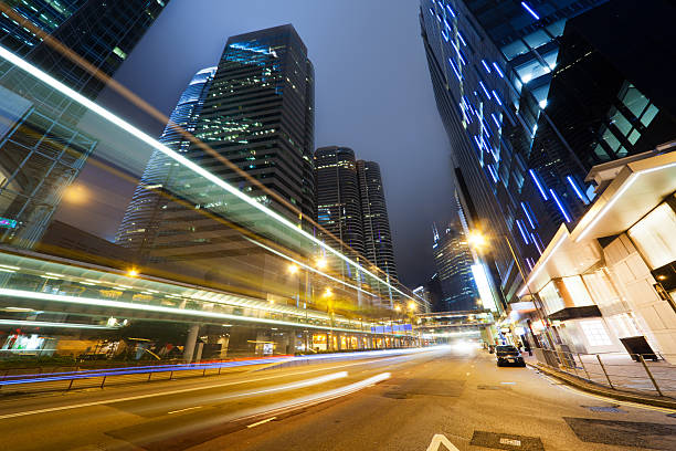 istock traffic in Hong Kong at night 134445423