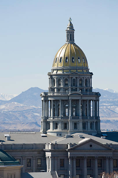 istock Denver State Capitol Building with Mountain View 134445655