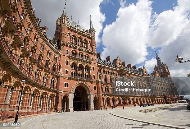 St Pancras Station In London Stock Photo - Download Image Now - St Pancras Railway Station, London - England, Architecture