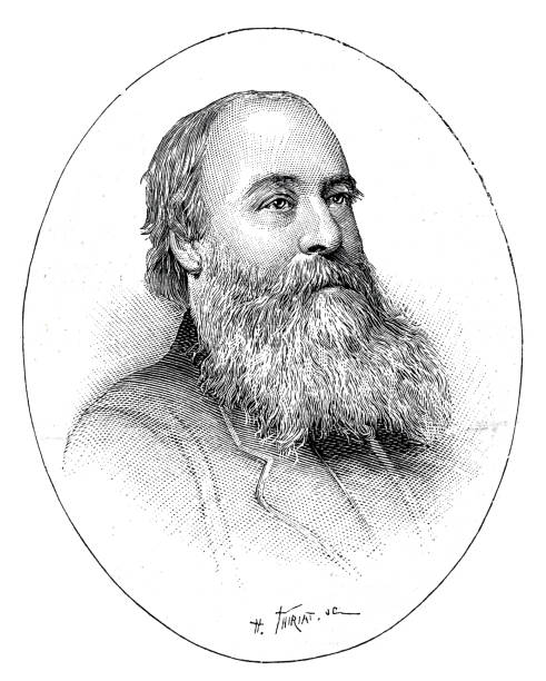 James Prescott Joule, British brewer and physicist James Prescott Joule was a British brewer who was widely recognized as a physicist. Illustration from 19th century. joule stock illustrations