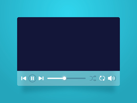 Video player content music sound interface.
