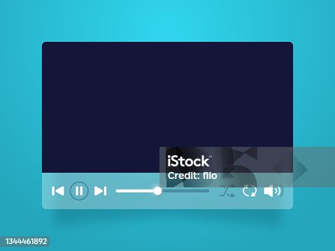 istock Video Player Interface 1344461892