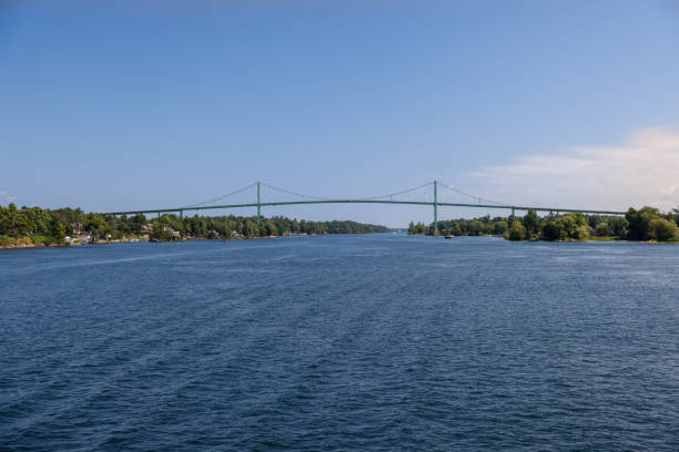 istock Thousand Islands Bridge seen from a boat in the St. Lawrence River 1344463961