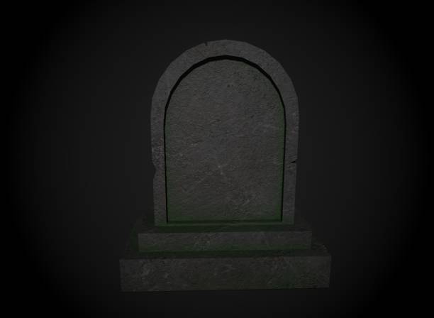 istock old horror tombstone on the background 3d-rendering 1344465843