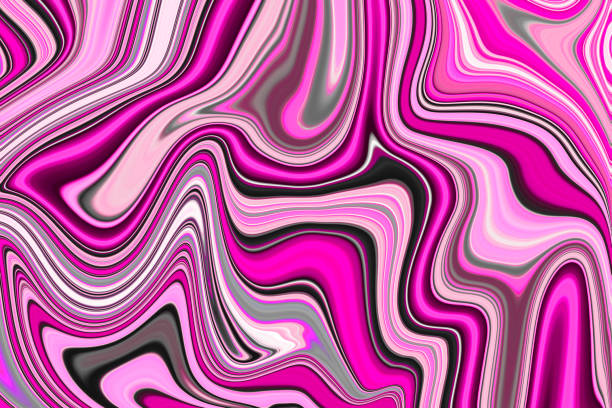istock Marble ink colorful. Pink and Grey marble pattern texture abstract background. can be used for background or wallpaper, Flow ink 1344471998