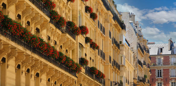 istock Classic buildings in Paris 1344472463