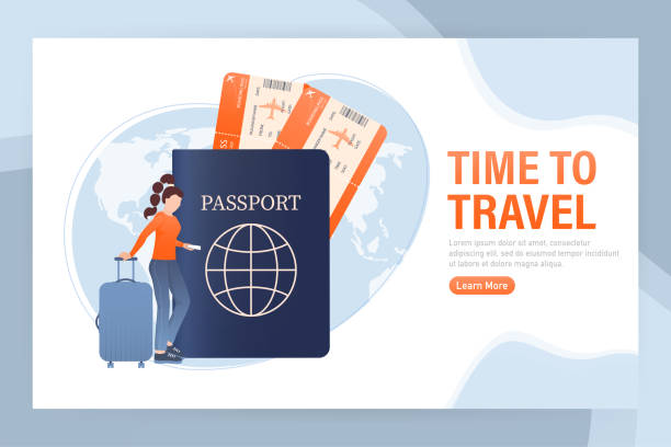Airline Boarding Pass Template Cartoons Illustrations, Royalty-Free ...