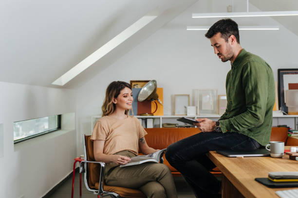 istock Happy Business People Working Together in the Office 1344481496