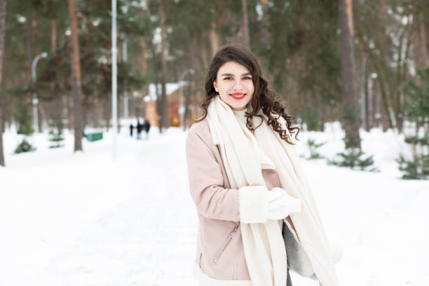 istock Pleased lady walking in the forest 1344504970