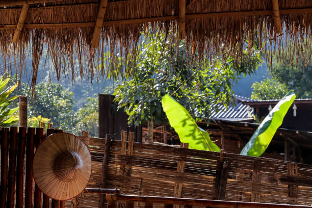 istock Thai ancient style house at north  Thailand. 1344507226