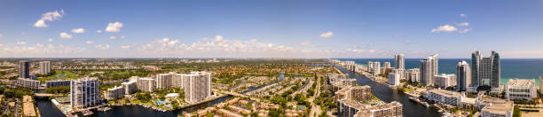 istock Aerial panorama Hollywood Florida 1344521734