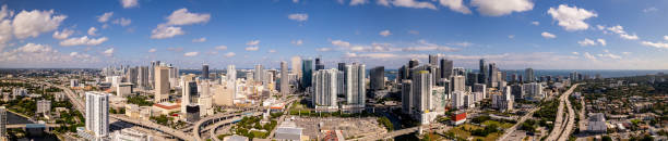 istock Aerial panorama Downtown Miami and Brickell as seen from west side 1344521767