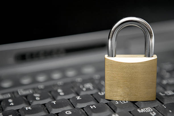 istock A locked padlock on top of a computer keyboard 134452677