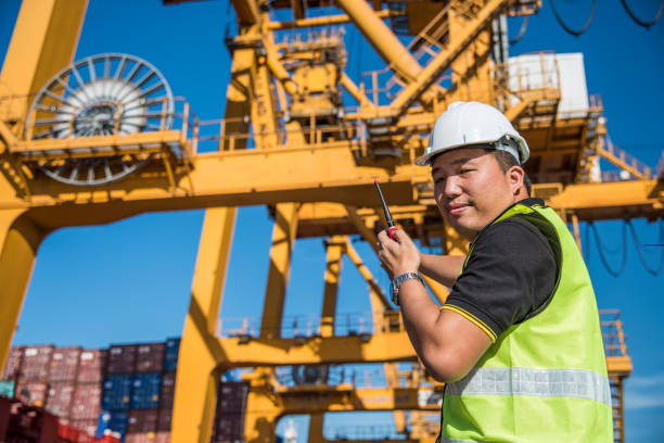 Ship Engineerjob Cargo Ship Engineers Stock Photos, Pictures & Royalty-Free Images - iStock