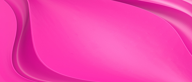 Abstract Background. futuristic Digital Curve and Wave of idea women's day with goals and obstacles on pink. banner, Copy Space -3d Rendering