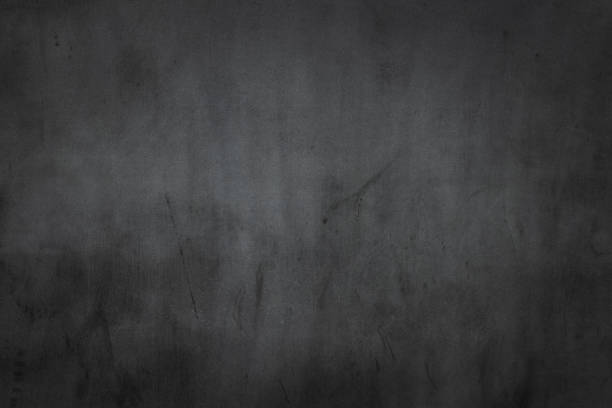 istock Part of a painted dark gray concrete wall 1344534515
