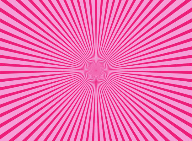 ilustrações de stock, clip art, desenhos animados e ícones de sunlight horizontal background. pink and white color burst background. vector illustration. - exploding glowing heat placard