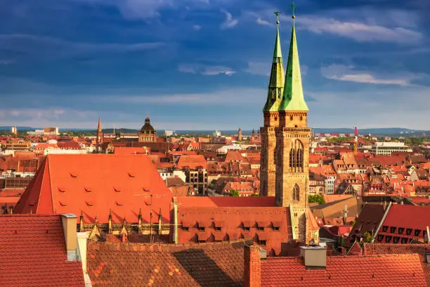 Nuremberg, Germany - Picturesque medieval city in historical Franconia, Bavaria.
