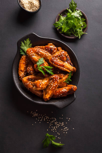 istock Teriyaki chicken wings 1344539400
