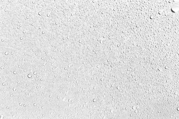 istock water droplets on glass for background. 1344541205