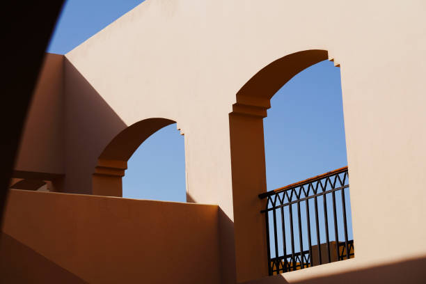 istock Typical Geometry Of The Arabic Architecture. Arabic window architecture with decorative elements. 1344550283