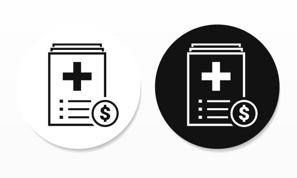 Medical cost. Medical bill. Health care costs. Medical cost. Medical bill. Health care costs. Illustration vector financial bill stock illustrations