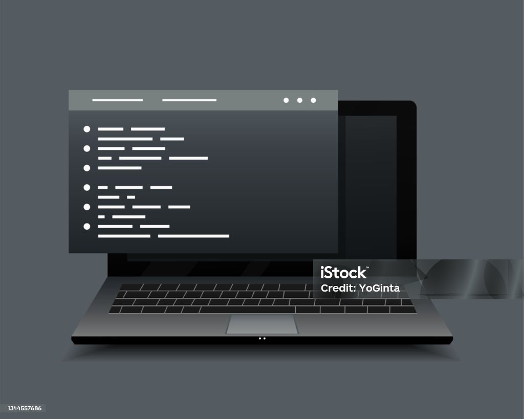 Html Code Website Coding Programming On Laptop Web Development ...