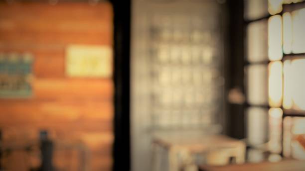 istock Coffee shop - cafe blurred with bokeh background 1344557958