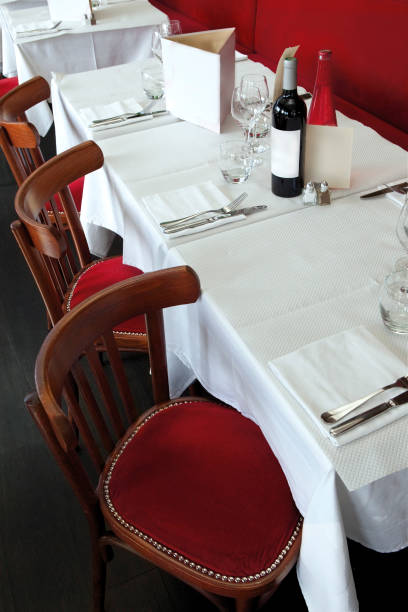 istock Lunch time in a classic French bistro 1344559738