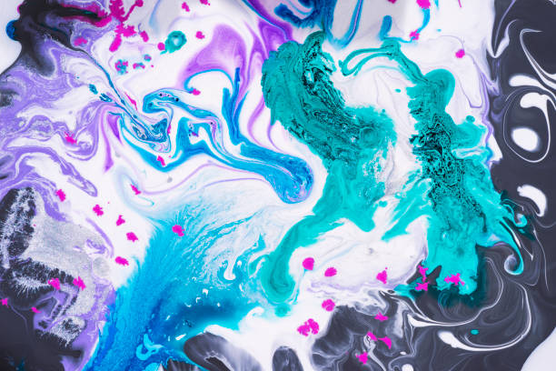 Liquid color texture stock photo